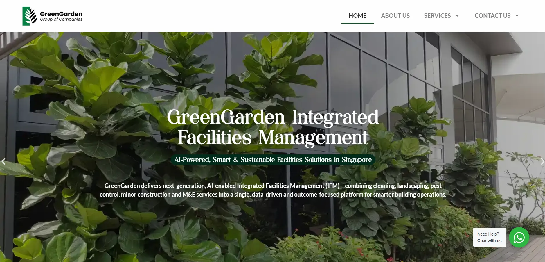 Green Garden landscaping website