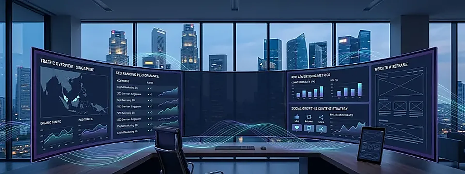 Upscaled portfolio - Singapore SEO and web design client results