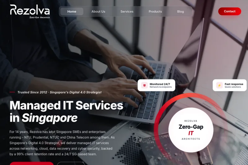Rezolva - AI SEO client (managed IT services), Upscaled