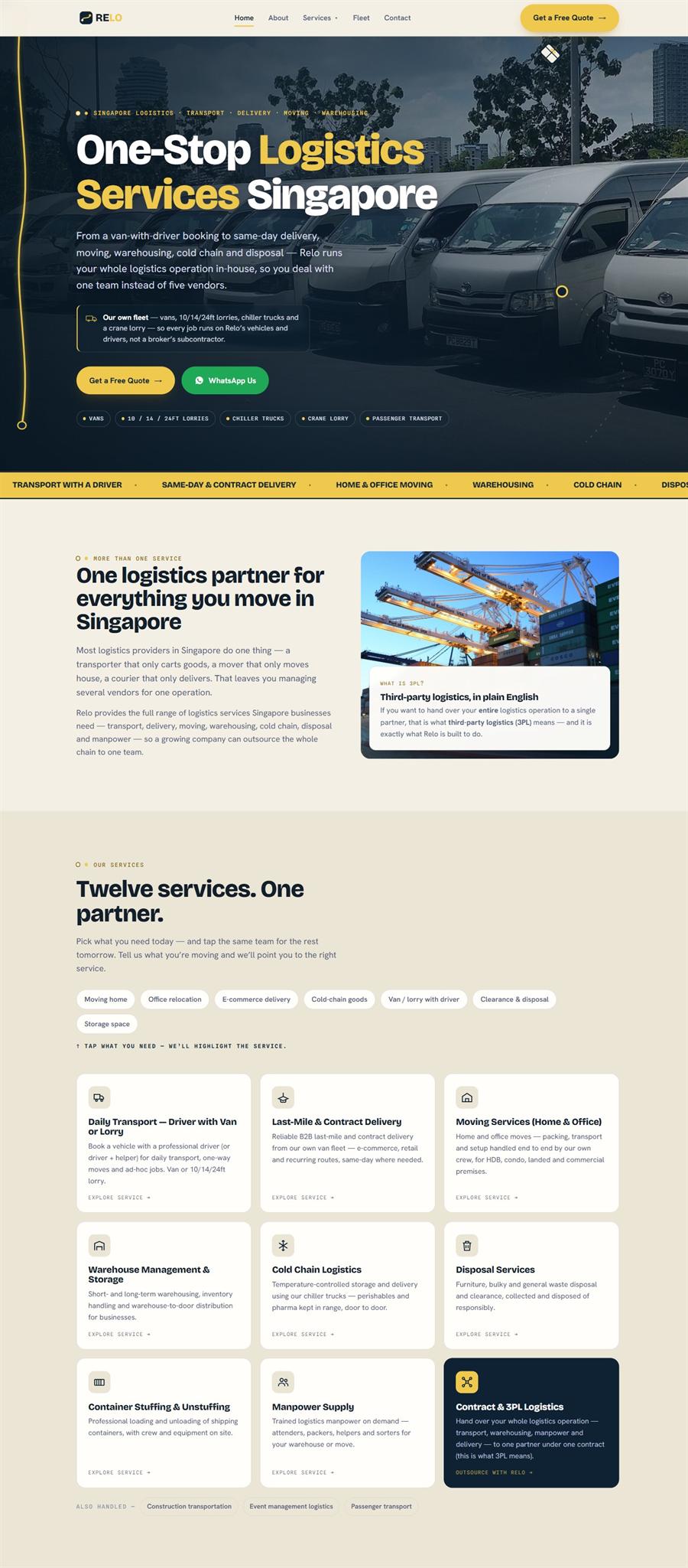 Relo — Singapore logistics