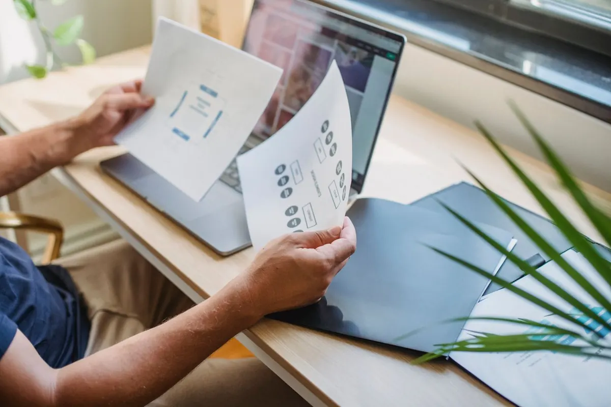 Comparing existing website page layouts before a redesign and migration