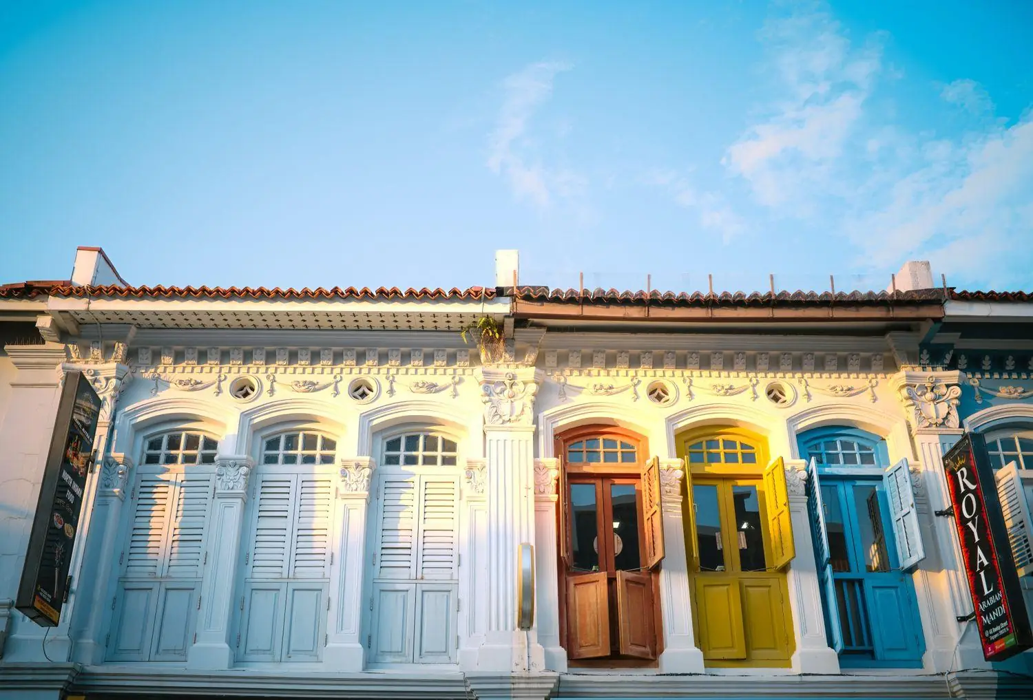 Singapore shophouses in Chinatown, near Upscaled's Singapore WordPress team