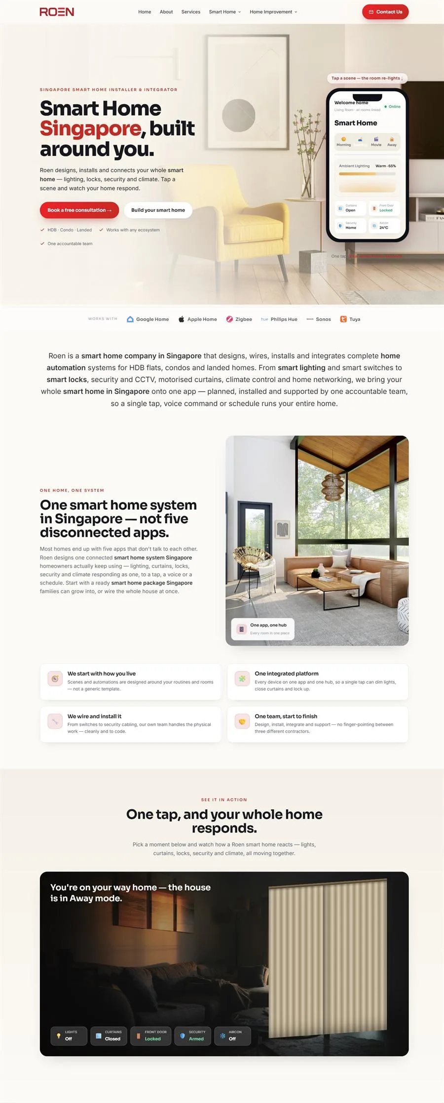 Roen โ smart home Singapore